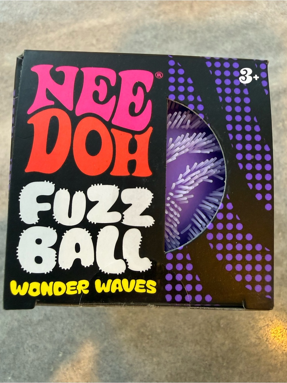 NeeDoh Fuzz Ball Wonder Waves - Purple